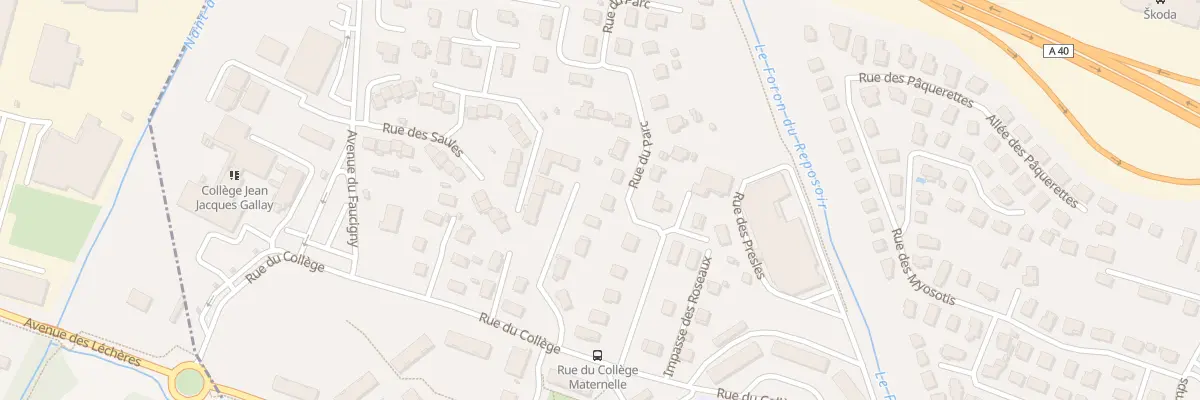 Plan du 151 Rue du Parc à Scionzier
