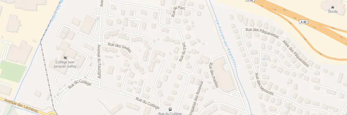 Plan du 171 Rue du Parc à Scionzier