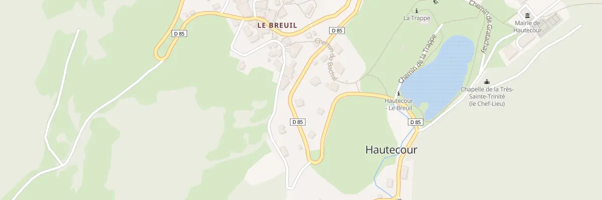 Plan du 4358 Rte du Quermoz à Hautecour