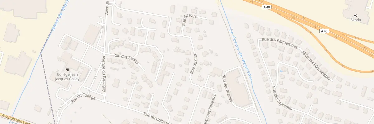 Plan du 191 Rue du Parc à Scionzier