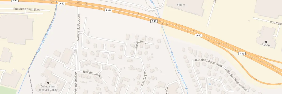 Plan du 328 Rue du Parc à Scionzier
