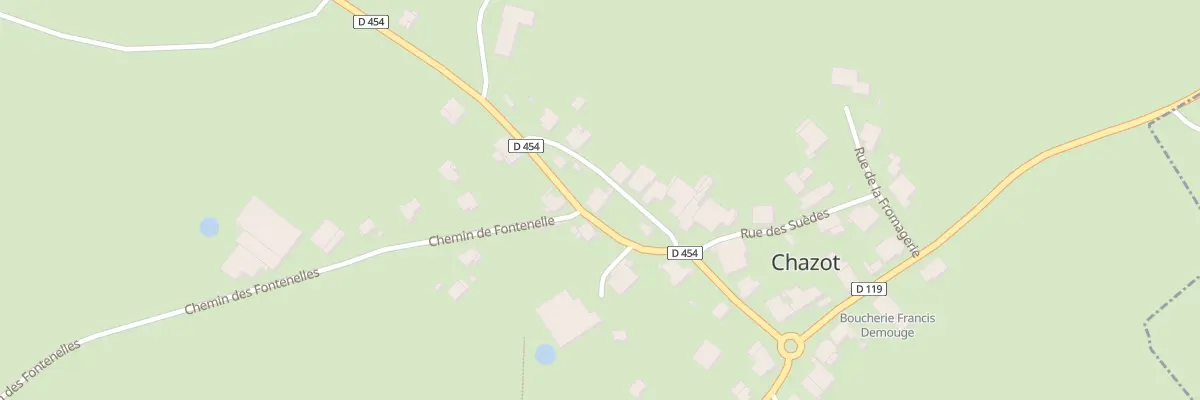 Plan du 4 Rte de Crosey à Chazot