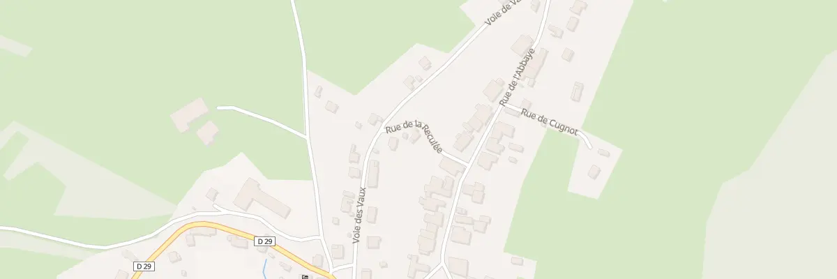 Plan du 2 Rue de la Reculée à Mancenans