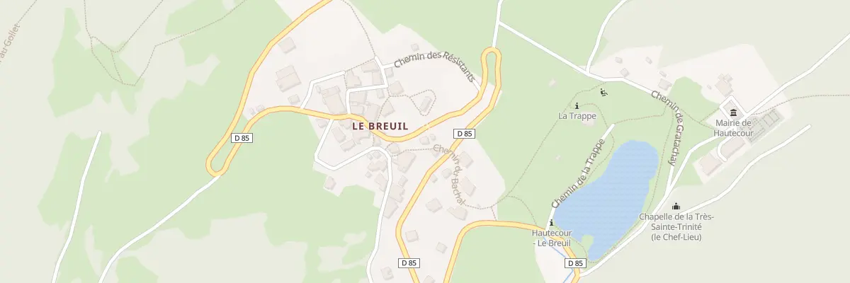 Plan du 4513 Rte du Quermoz à Hautecour