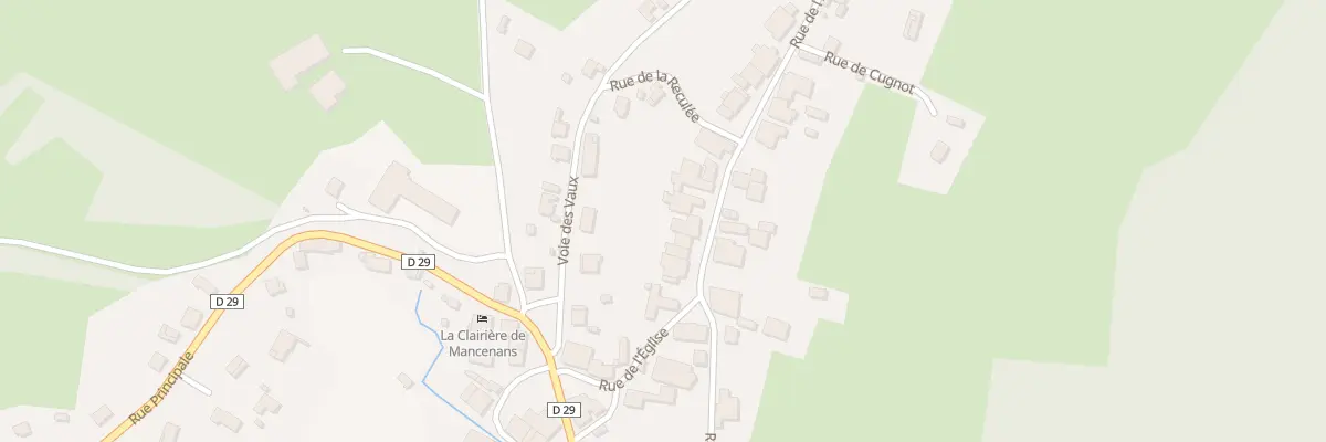 Plan du 5 Rue de l’Abbaye à Mancenans