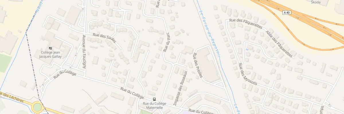 Plan du 114 Rue du Parc à Scionzier