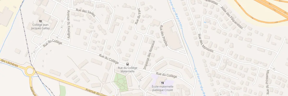 Plan du 68 Rue du Parc à Scionzier