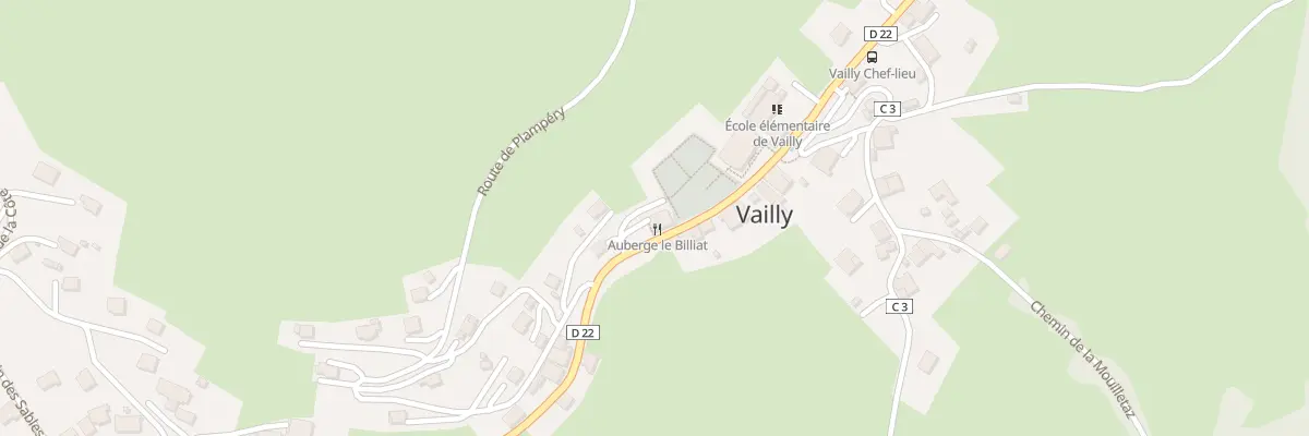 Plan du 174 Rte du Brevon à Vailly