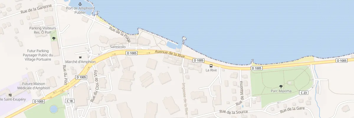 Plan du 1250A Av de la Rive à Publier