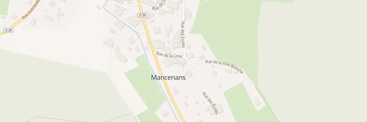 Plan du 7 Rue des Ecoles à Mancenans