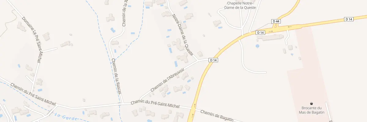 Plan du 195 Che de l’Abreuvoir à Grimaud