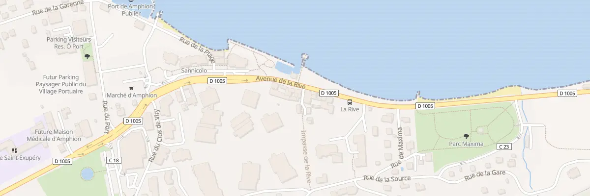 Plan du 1250 Av de la Rive à Publier
