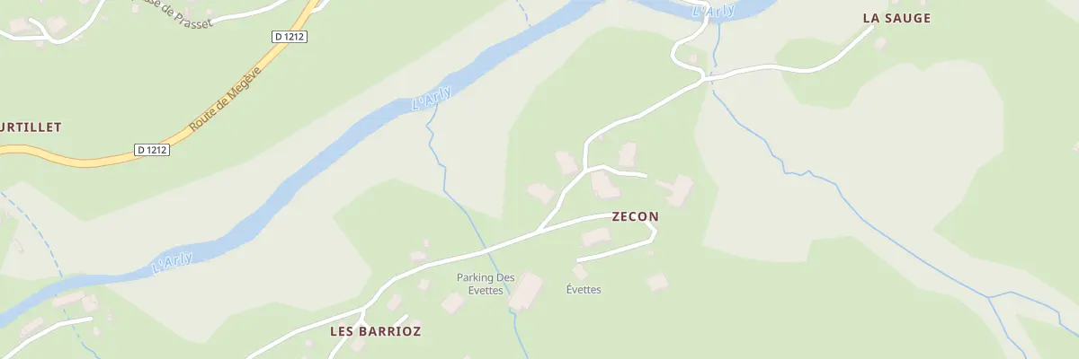Plan du 5404F Zecon à Flumet