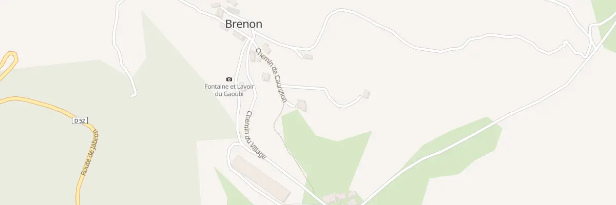 Plan du 5029 Caunillon à Brenon