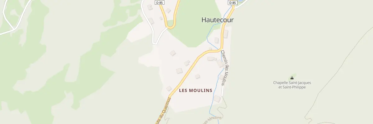 Plan du 3773 Rte du Quermoz à Hautecour