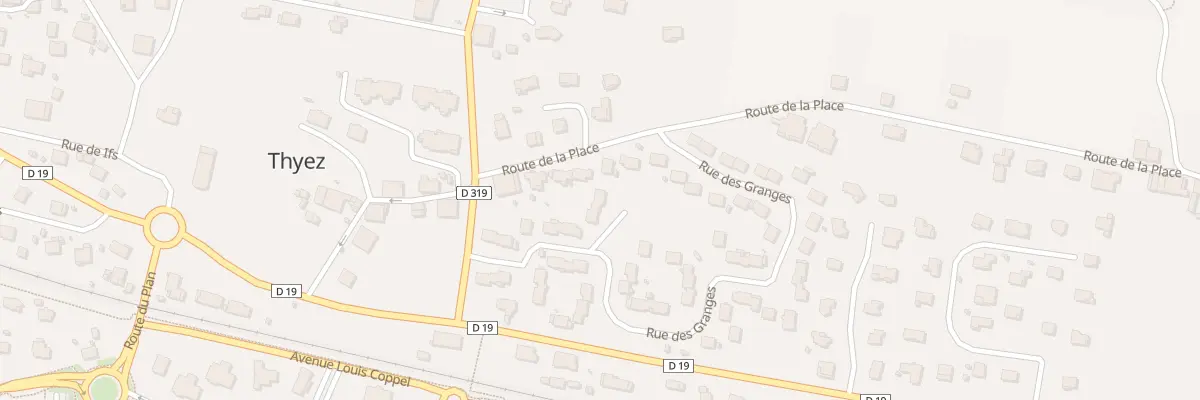 Plan du 7 Rue des Granges à Thyez