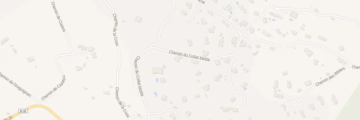 Plan du 320 Che du Collet Motte à Callas