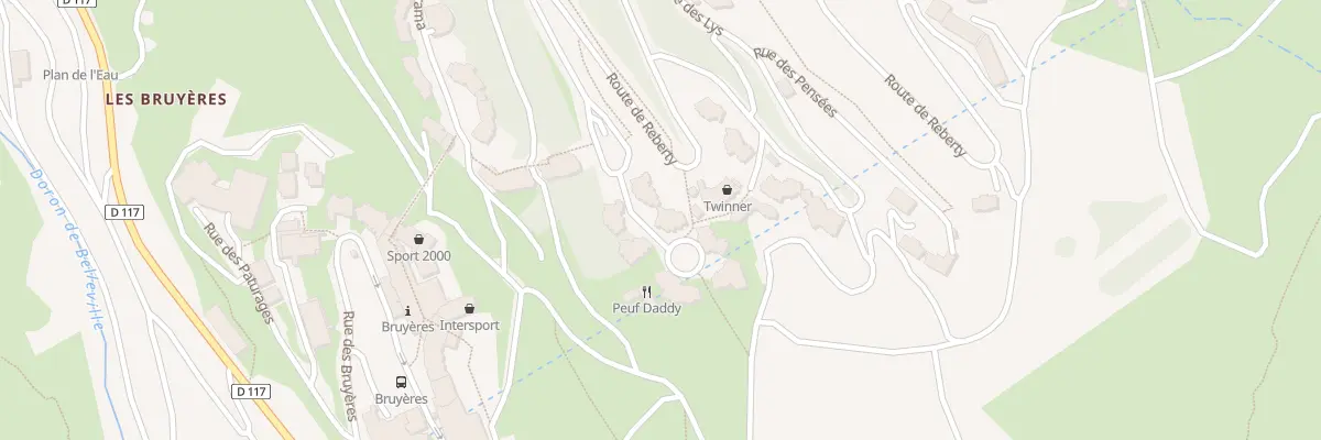 Plan du 268 Rue des Violettes aux Belleville