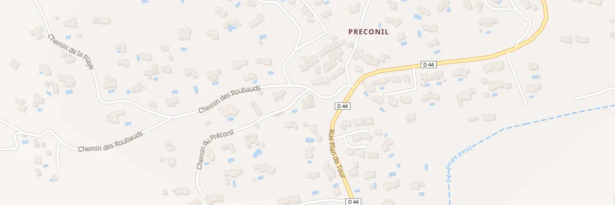 Plan du 5332 Preconil au Plan-de-la-Tour