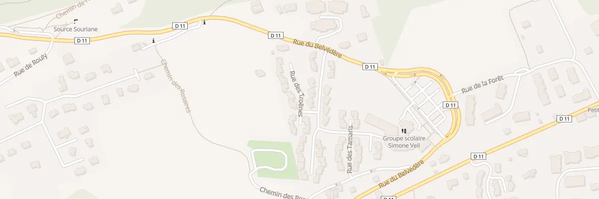 Plan du 2 Rue des Lilas à Publier