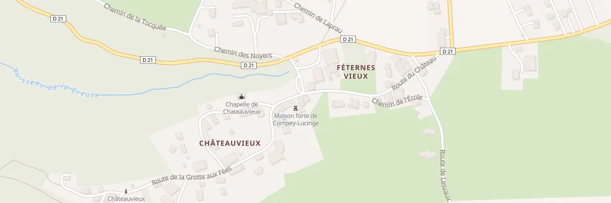 Plan du 65 Rte de la Grotte aux Fées à Féternes