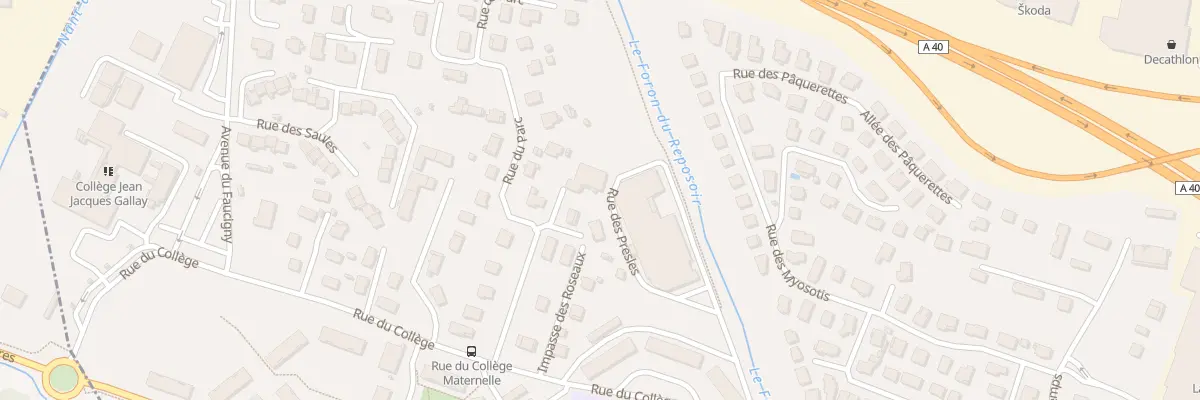 Plan du 112 Rue du Parc à Scionzier