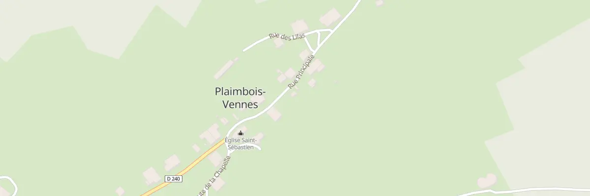 Plan du 5038 Au Village à Plaimbois-Vennes