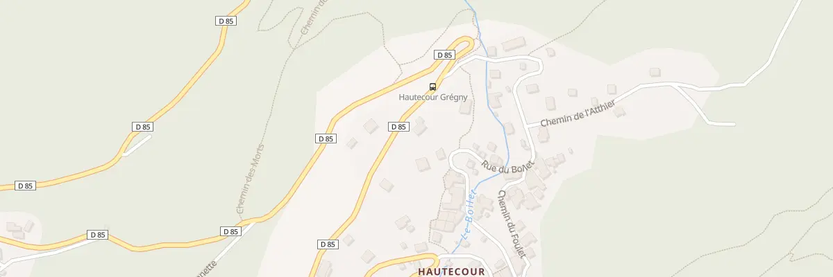 Plan du 1770 Rte du Quermoz à Hautecour