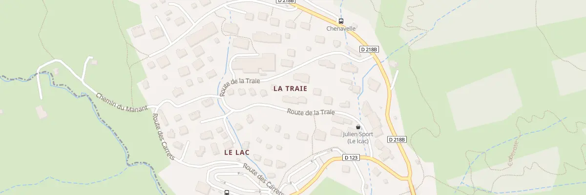 Plan du 5794 Lot La Traie à Hauteluce
