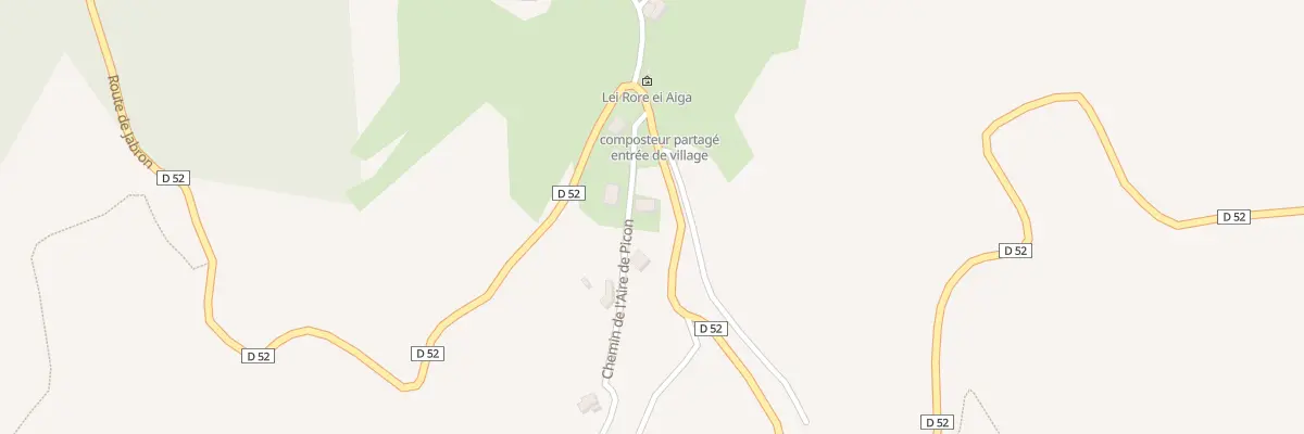 Plan du 9000 Coste de Rouvier à Brenon