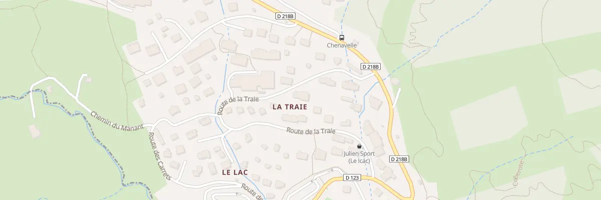 Plan du 141 Rte de la Traie à Hauteluce