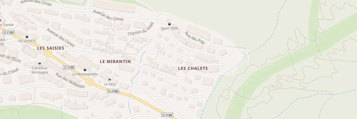 Plan du 5921 Res Bellevue à Hauteluce
