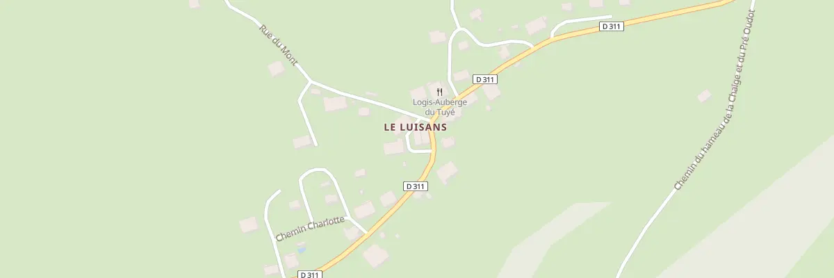 Plan du 1 Rue du General de Gaulle à Fournets-Luisans