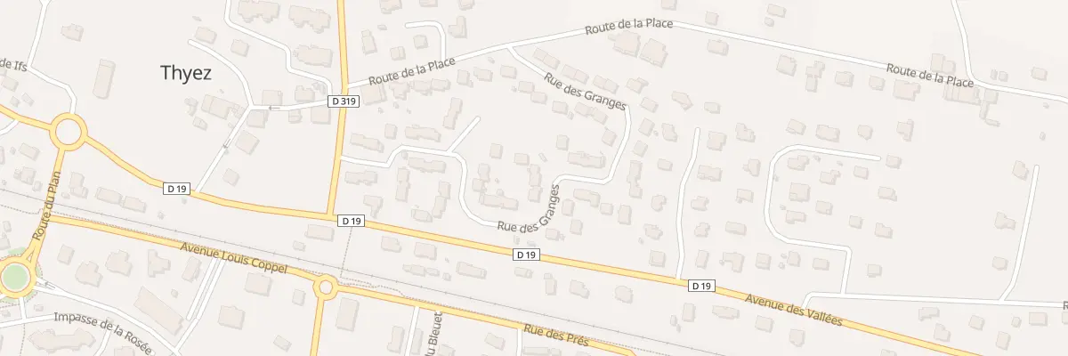Plan du 24 Rue des Granges à Thyez