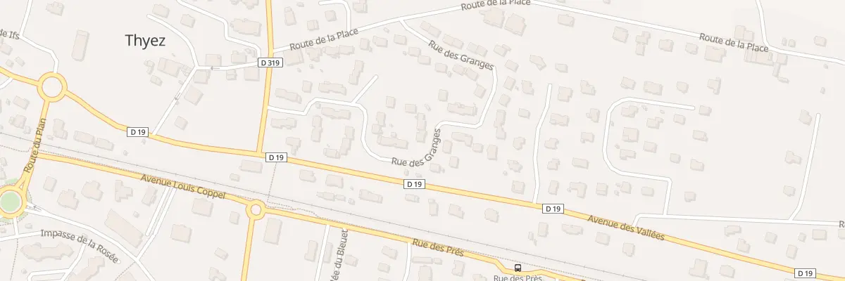 Plan du 23 Rue des Granges à Thyez