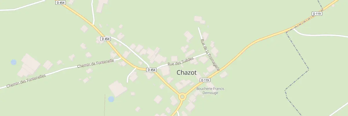 Plan du 6 Rue des Suèdes à Chazot