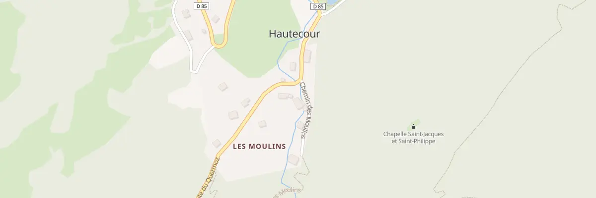 Plan du 3846 Rte du Quermoz à Hautecour
