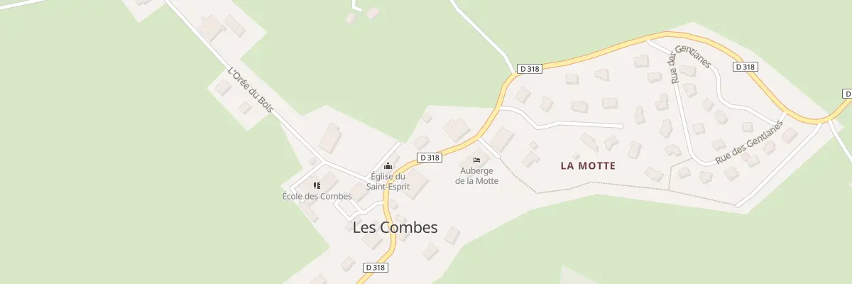 Plan du 1 Rue du 8 Mai aux Combes