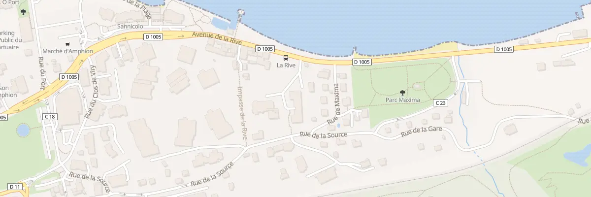 Plan du 1360 Av de la Rive à Publier