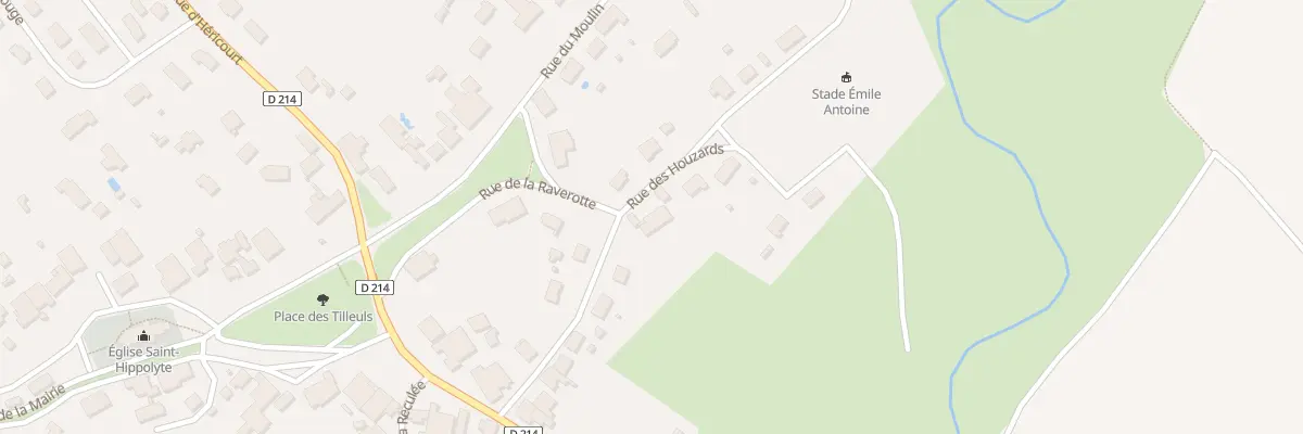 Plan du 14 Rue des Houzards à Roye