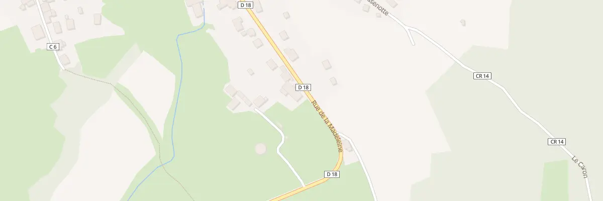 Plan du 38 Rue de la Madeleine à Belles-Fontaines