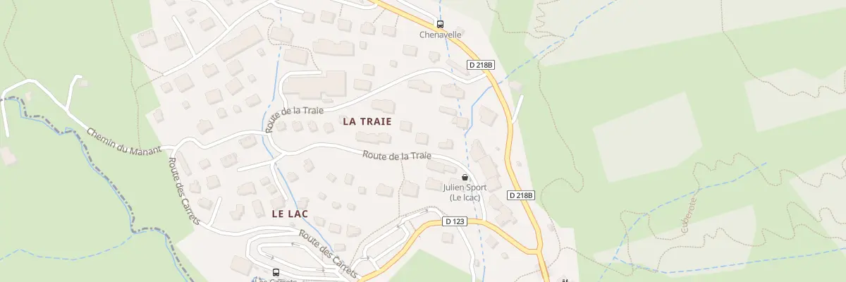 Plan du 5792 Res l’Arvire à Hauteluce