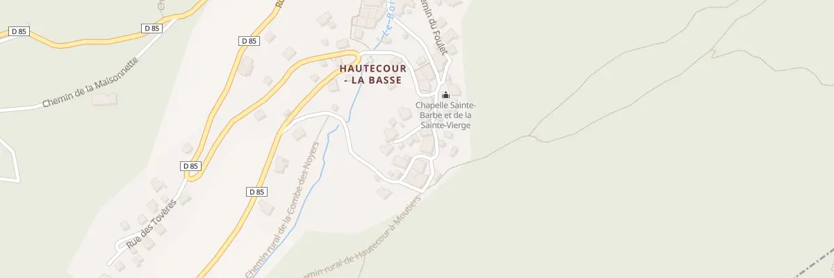 Plan du 25 Che des Chamois à Hautecour