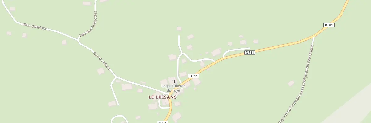 Plan du 1B Rue de l’Ecole à Fournets-Luisans