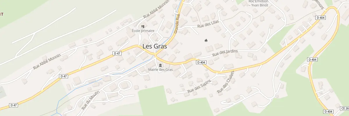 Plan du 1 Rue de l’Helvétie aux Gras