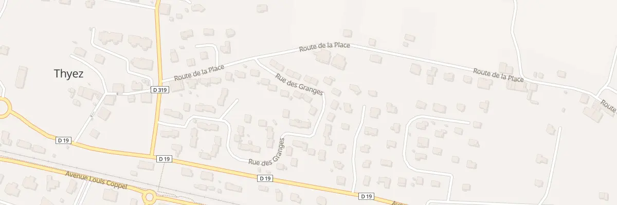 Plan du 40 Rue des Granges à Thyez