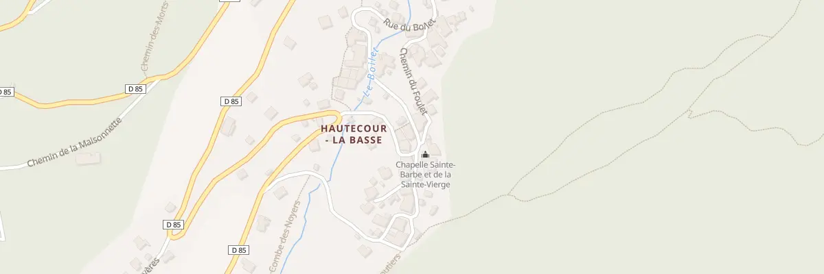 Plan du 135 Rue du Boilet à Hautecour