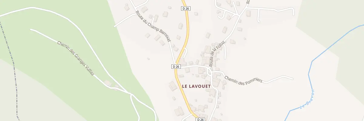 Plan du 1889 Rte de Layat à Vailly