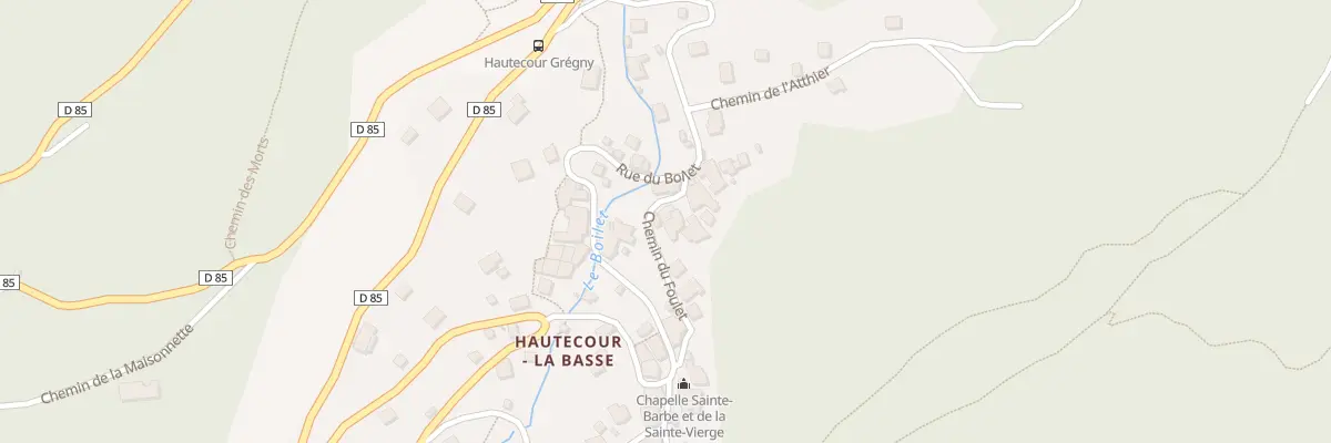 Plan du 23 Che du Foulet à Hautecour