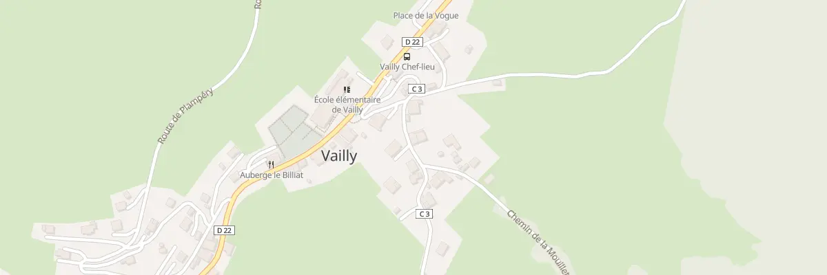 Plan du 169 Rte des Aix à Vailly